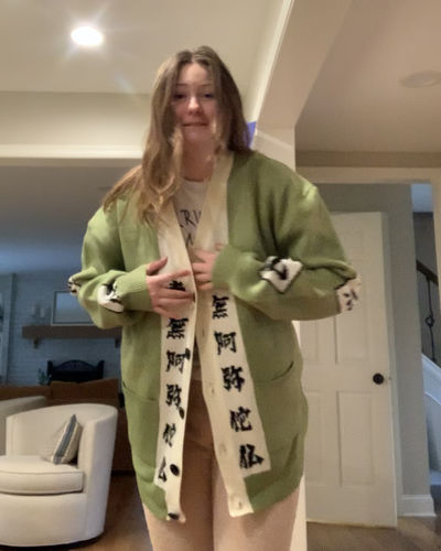 Customer photo review of Stone Pillar Cardigan