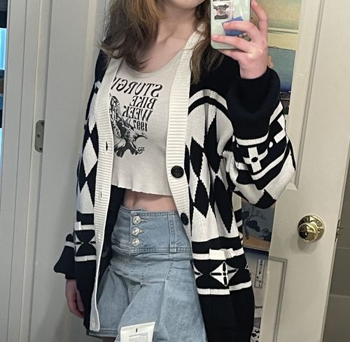 Customer photo review of Dragon Cardigan