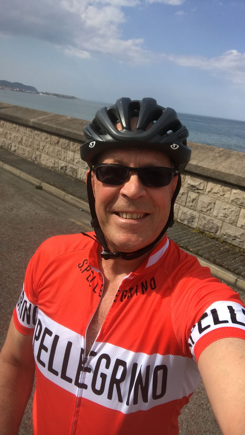 Customer photo review of Retro San Pellegrino Cycling Jersey - Orange