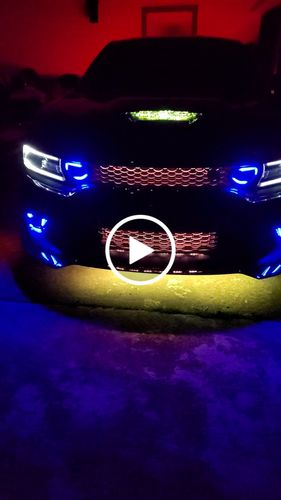 Dodge Charger Waterproof Fog Outline Multicolor Halo Kit