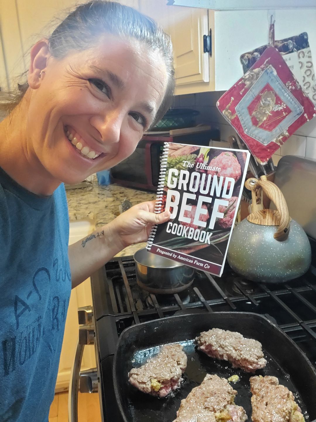 Customer photo review of NEW! The Ultimate Ground Beef Cookbook! - PREORDER