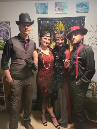 Customer photo review of 1920s Murder Mystery Game Kit