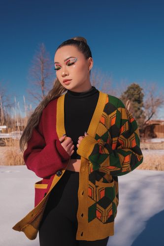 Customer photo review of Dead Calm Cardigan