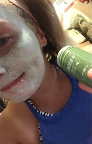 Customer photo review of Hot Sale - Poreless Deep Cleanse Green Tea Mask