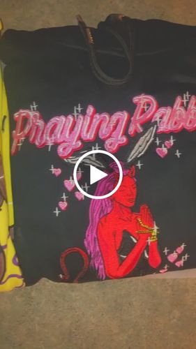 Customer video review of PrayBoy Embroidered Hoodie