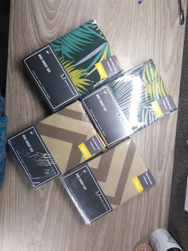Customer photo review of Peona Leaves-Bed Sheet Set