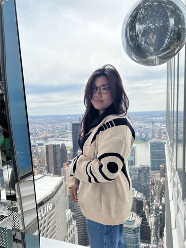 Customer photo review of Beige King Of Curses Cardigan