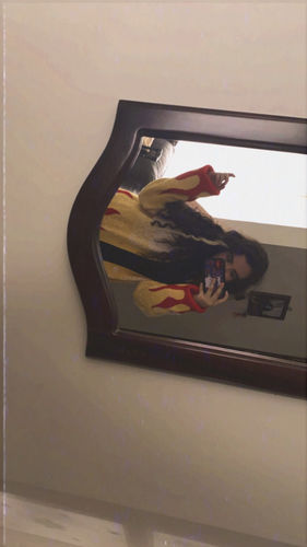 Customer photo review of Flame Pillar Cardigan