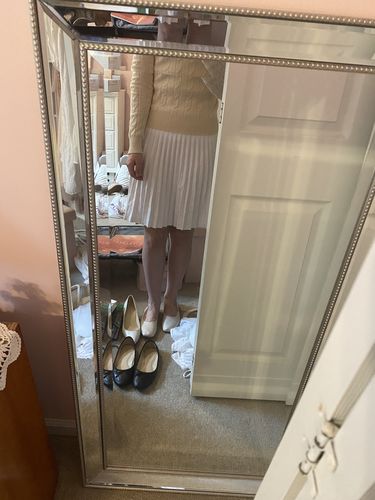 Customer photo review of MM SUMMER PLEATED - PURE WHITE