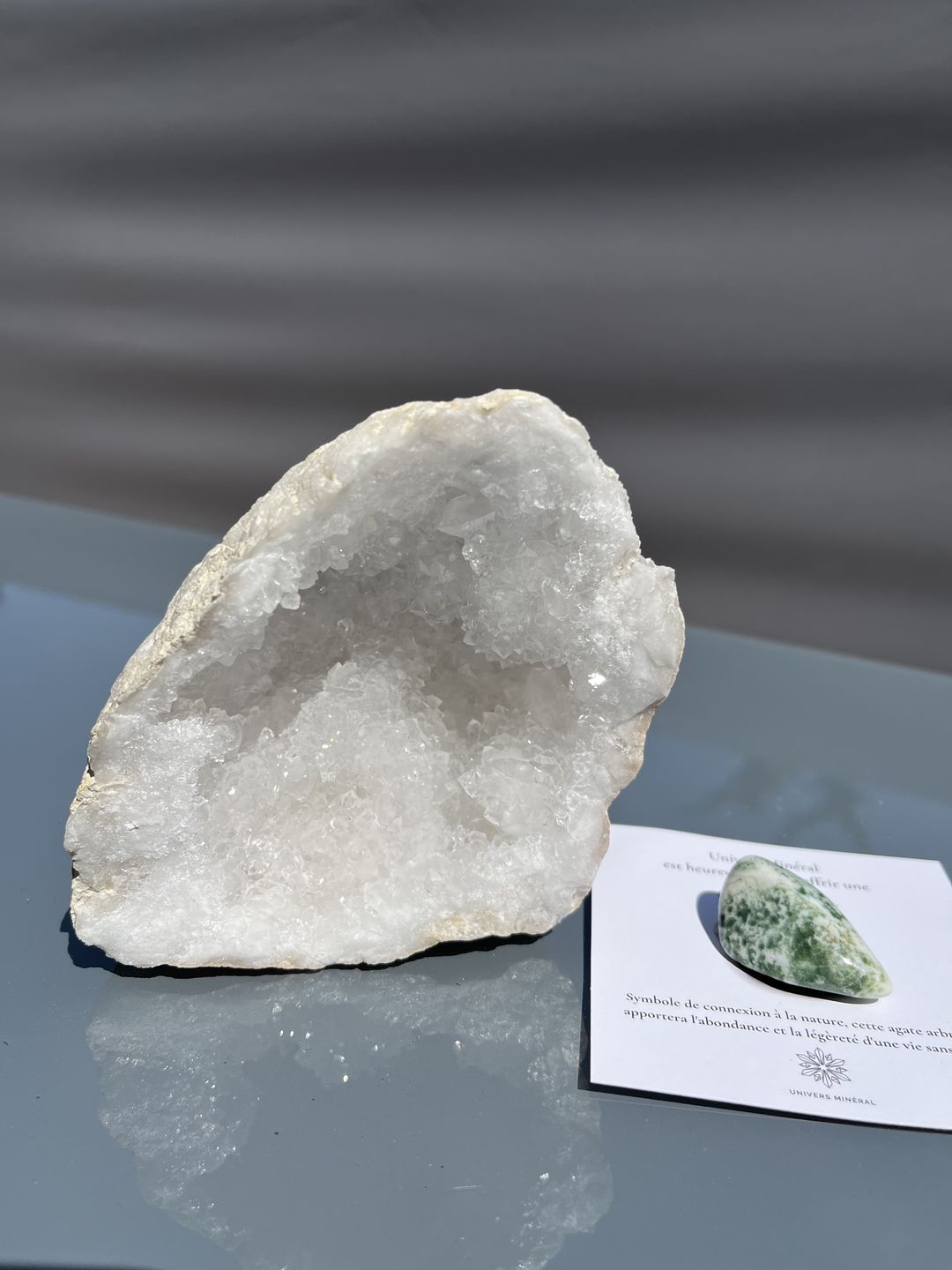 Customer photo review of Géode de quartz