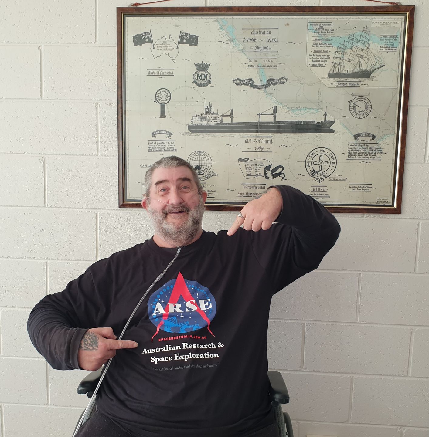 Customer photo review of Launch Tee - Black