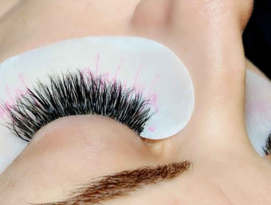 Customer photo review of Cashmere Volume Lash Extensions 0.03mm