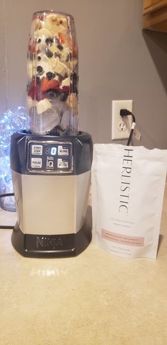 Customer photo review of Vegan Peptide Collagen Peach