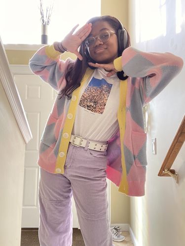 Customer photo review of Howl's Moving Cardigan