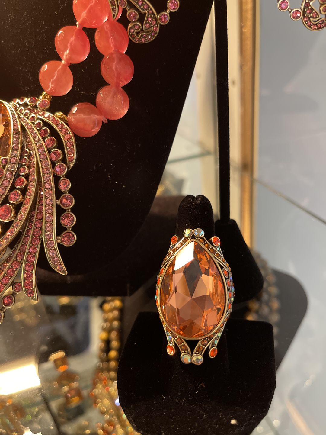 Customer photo review of HEIDI DAUS®"Make Some Waves" Crystal Statement Ring