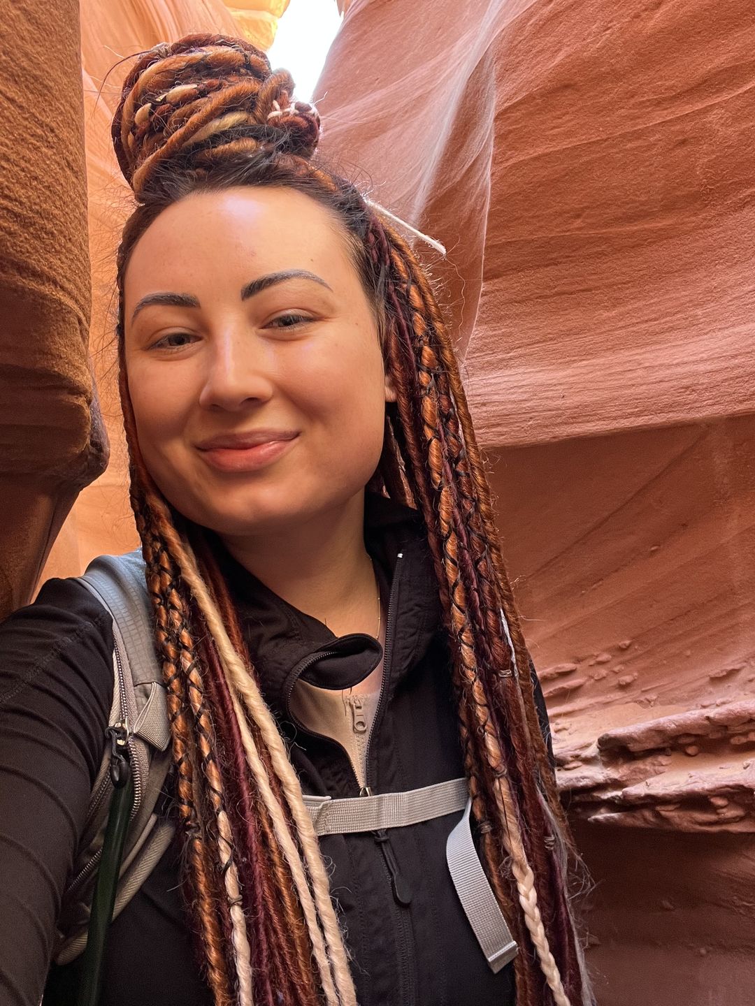Customer photo review of (PRE ORDER) Dark Red  - (1 pack of 5 Dreads)