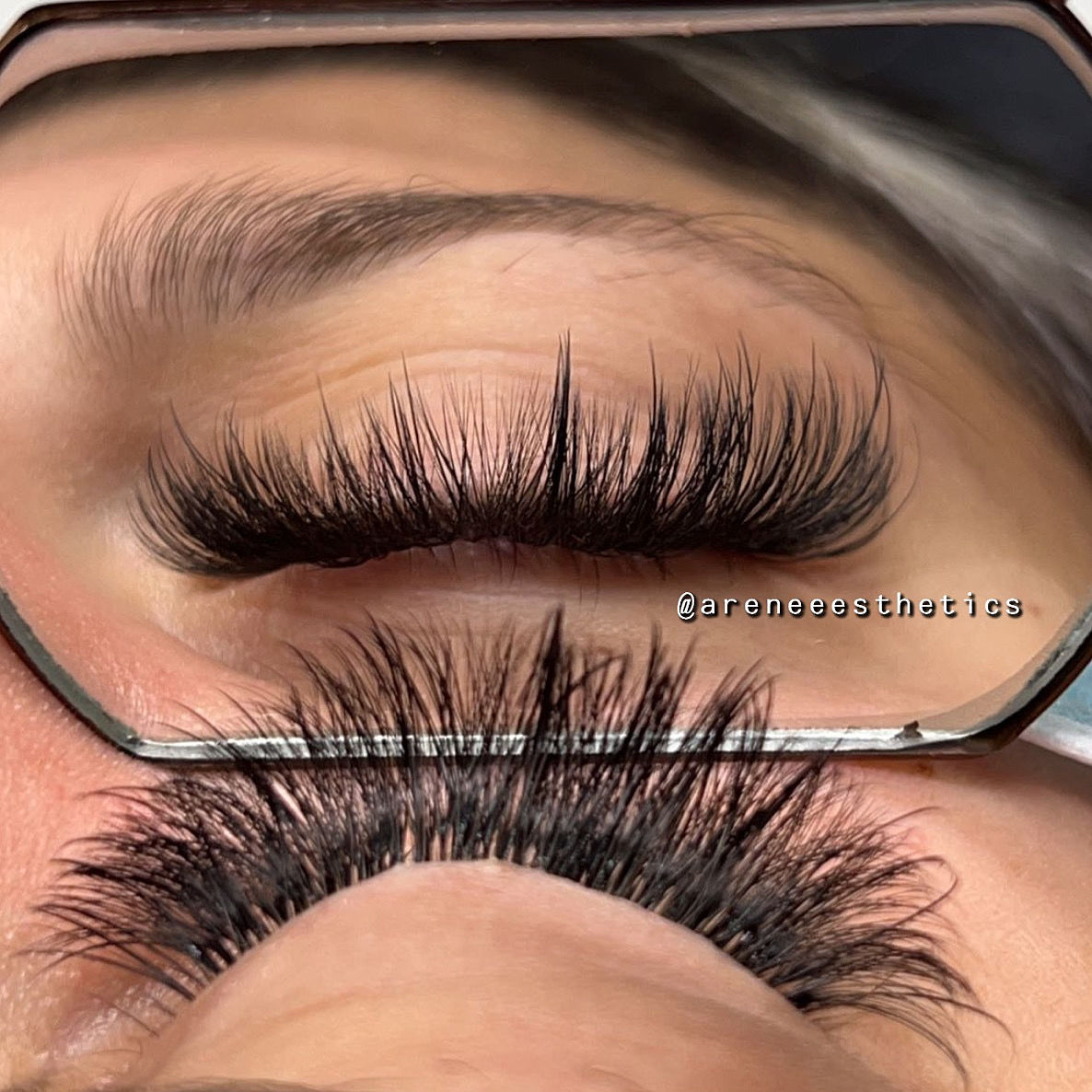 Customer photo review of Cashmere Volume Lash Extensions - B/J Curl