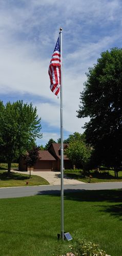 Customer photo review of 4x6ft 2-ply polyester American Flag (Popular Size)