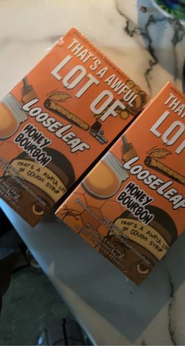 Customer photo review of Desto Dubb Honey Bourbon LooseLeaf (40 Count)