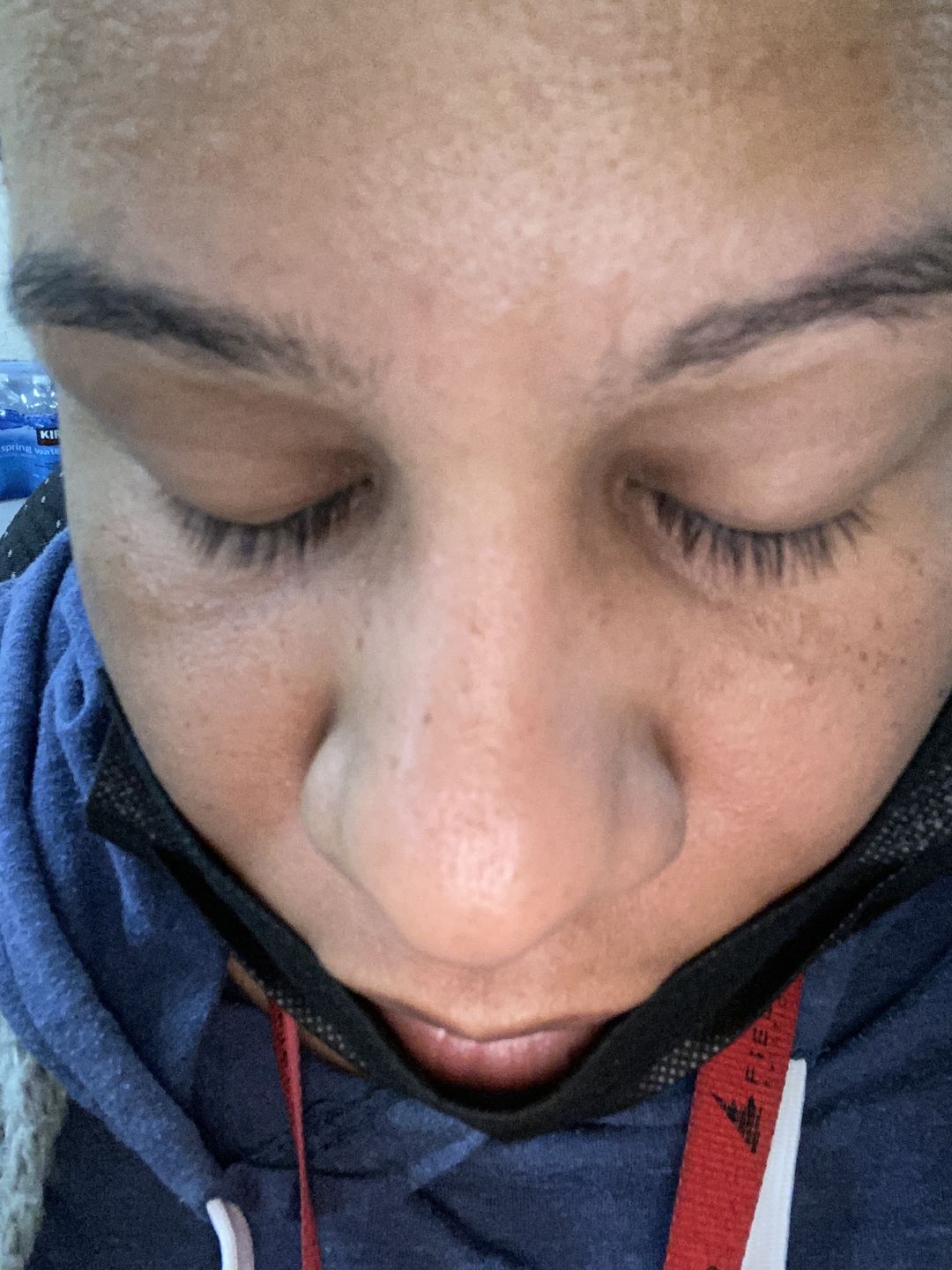 Customer photo review of Volume Eyebrow and Eyelash Serum -
