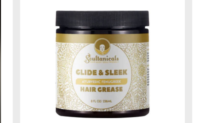 Customer photo review of Glide & Sleek, Ayurvedic Fenugreek Hair Grease