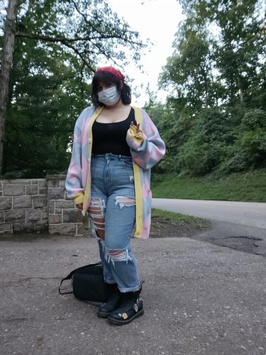 Customer photo review of Howl's Moving Cardigan