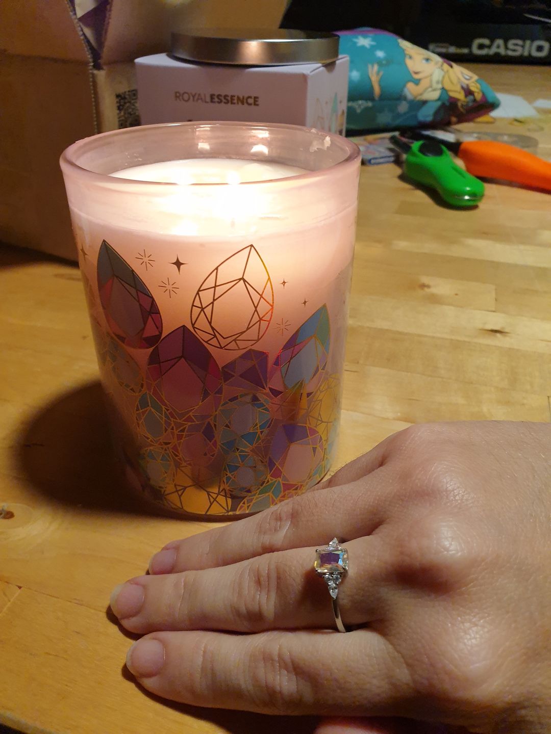 Customer photo review of Aurora Borealis (Candle)