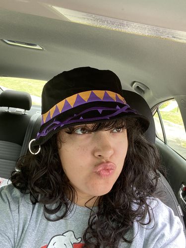 Customer photo review of Purple Vine Bucket Hat