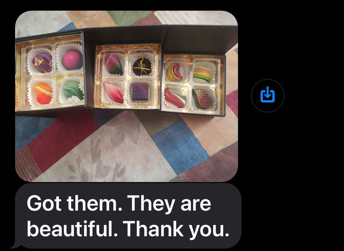 Customer photo review of Three Tier Dozen, Signature Collection