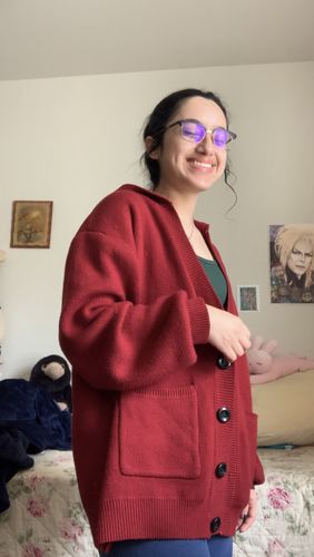 Customer photo review of Alchemist Cardigan