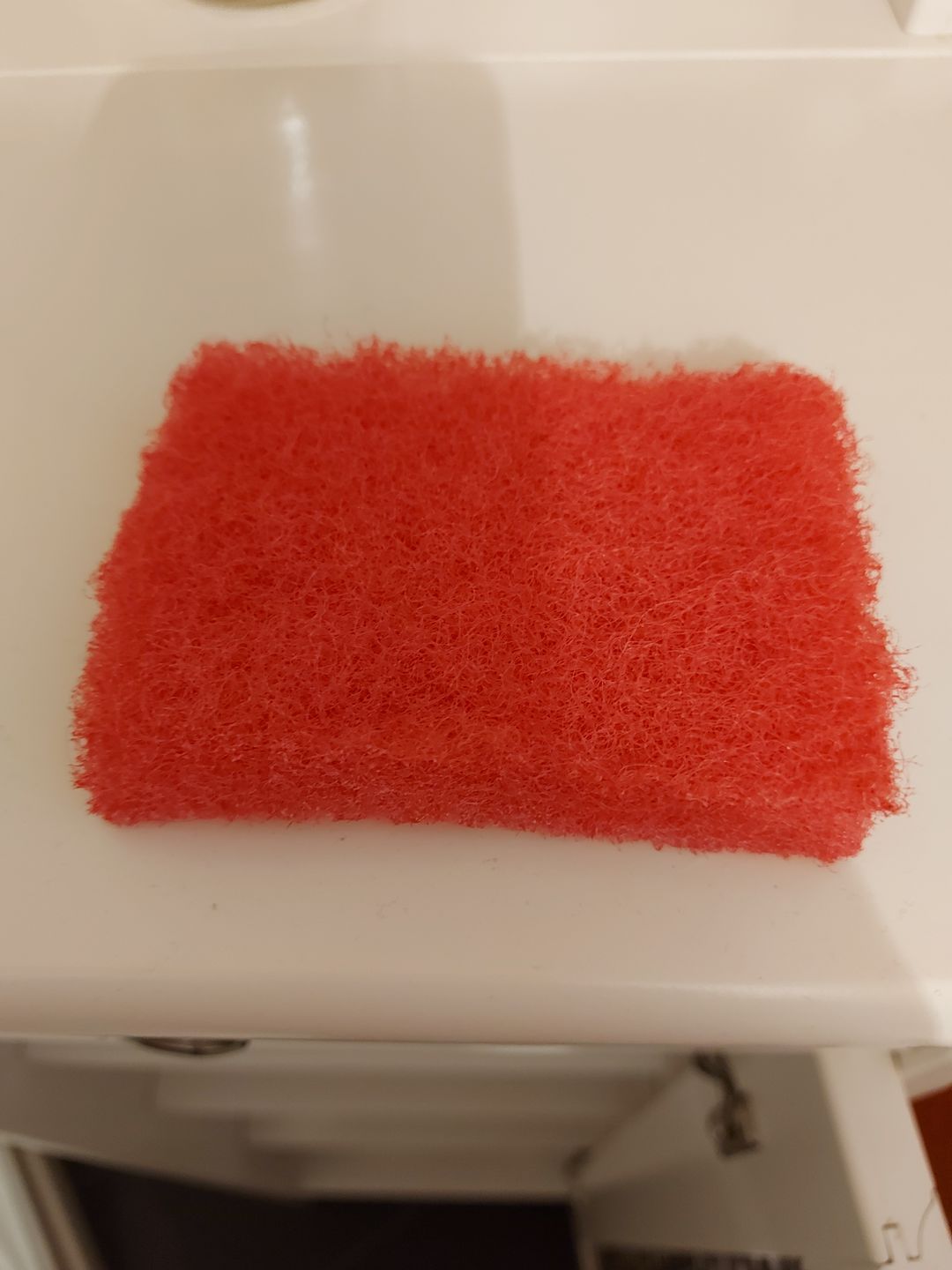 Customer photo review of Tough Grade Non-Scratch Scouring Pad