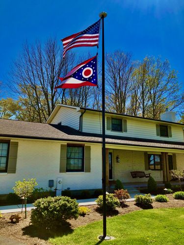 Customer photo review of 20ft. Sectional Flagpole For Residential or Commercial Purposes