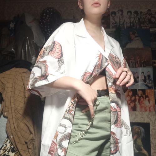 Customer photo review of Chemise Dragon<br> Tigre Sacré