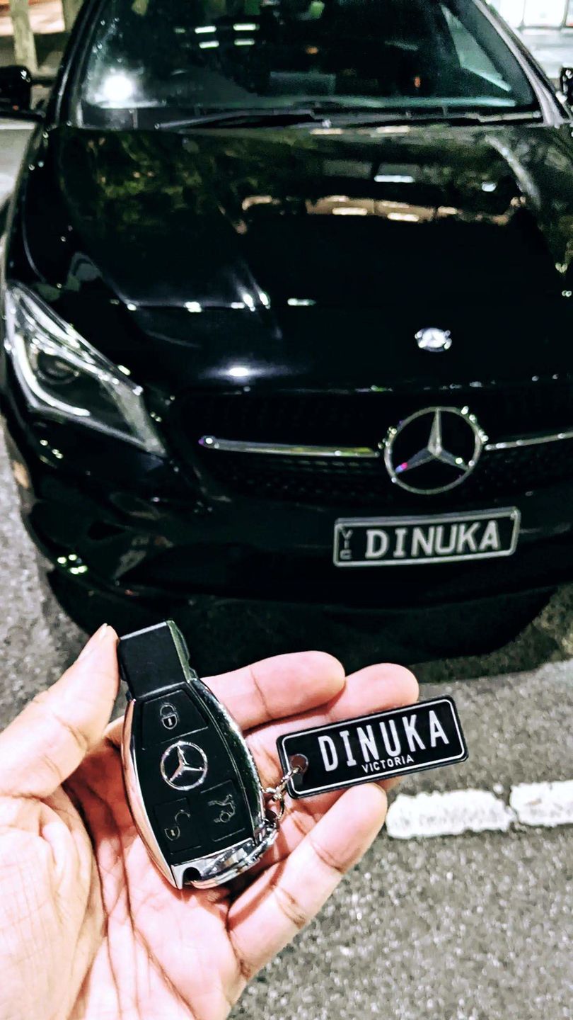 Customer photo review of Custom Design Keychain 🔑