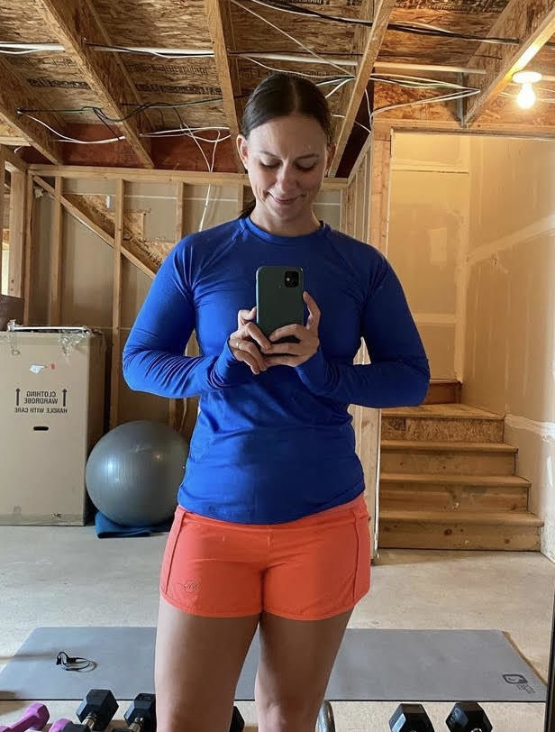 Customer photo review of Elite Shorts - 3.5'' - Neon Orange