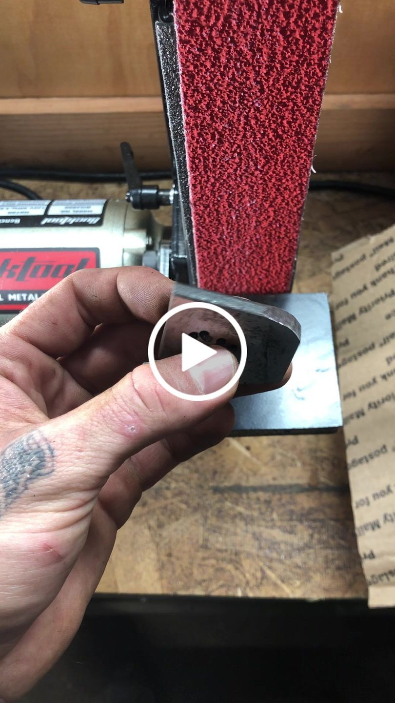 Customer video review of 2" x 42" Sanding Belts for Stock Removal