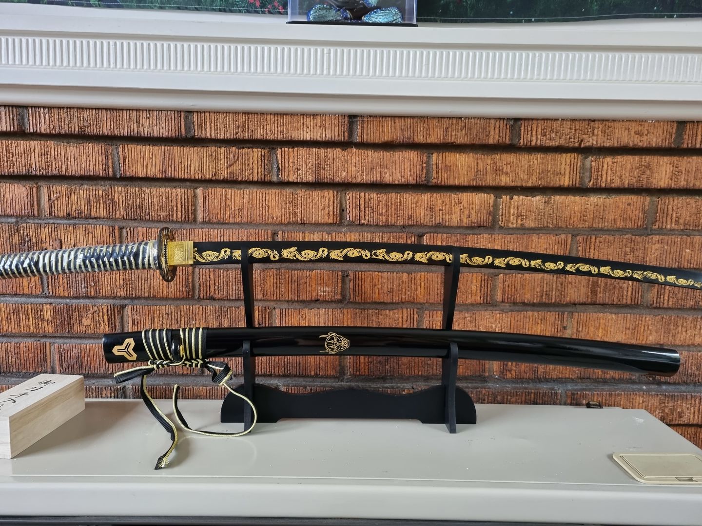 Customer photo review of The Rongushao Handmade Katana Carbon Steel