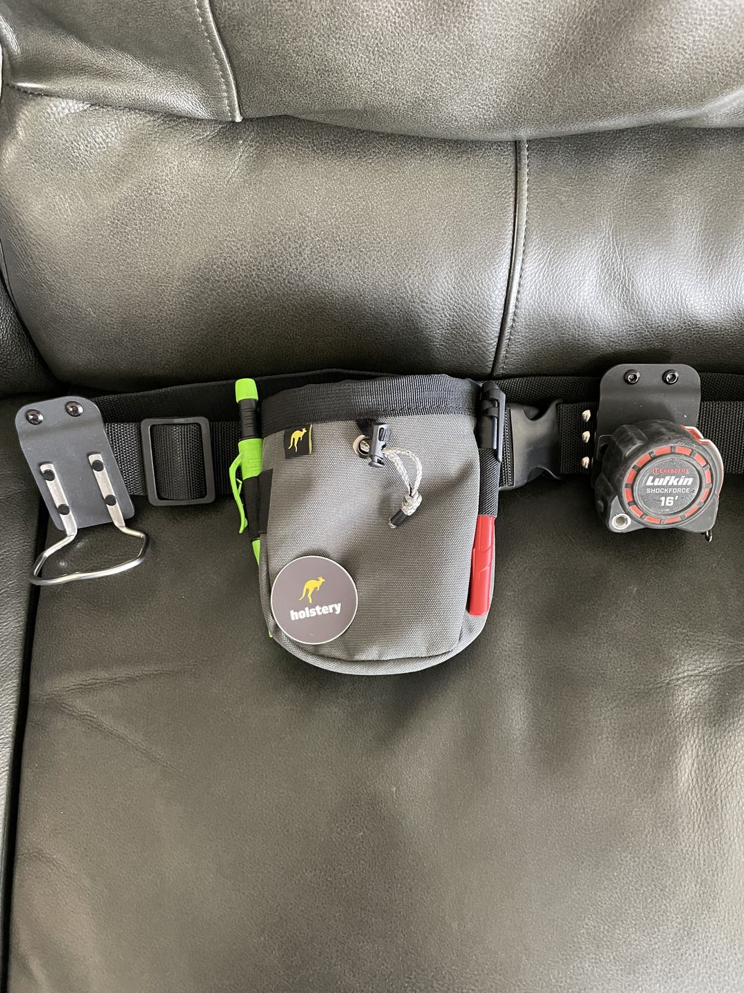 Customer photo review of TapeMaster: the Tactical Tape Measure Holder