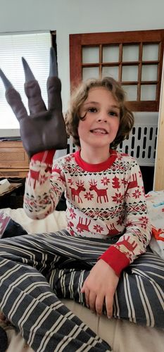 Customer photo review of Dinosaur Claw Glove Toy