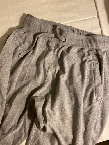 Customer photo review of Grey Unisex Joggers