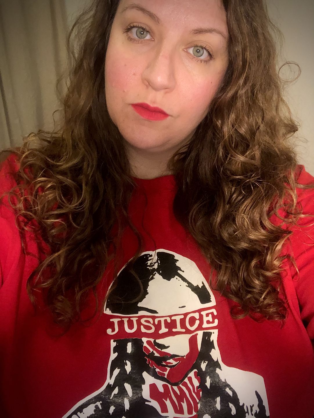 Customer photo review of JUSTICE T-shirt