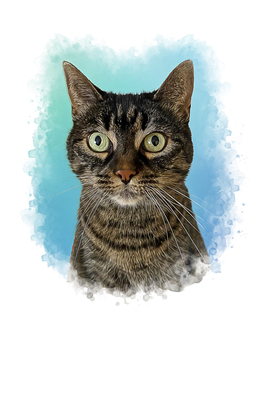 Customer photo review of Portrait deines Tieres im Wasserfarben-Stil