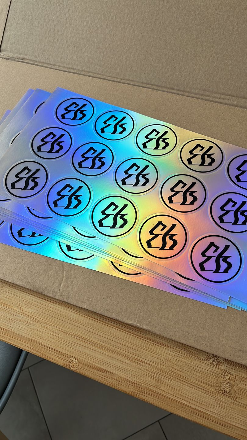 Customer photo review of Holo Sticker