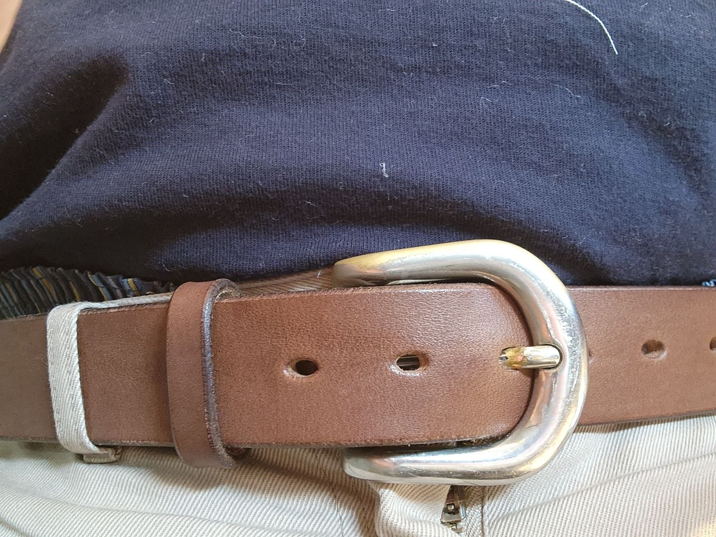 Customer photo review of “Bring your own buckle” belt