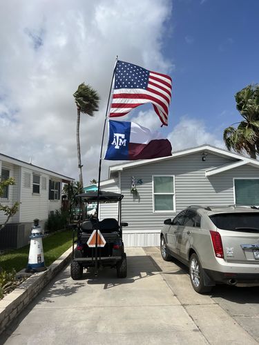Customer photo review of Telescoping Fiberglass Flex Pole