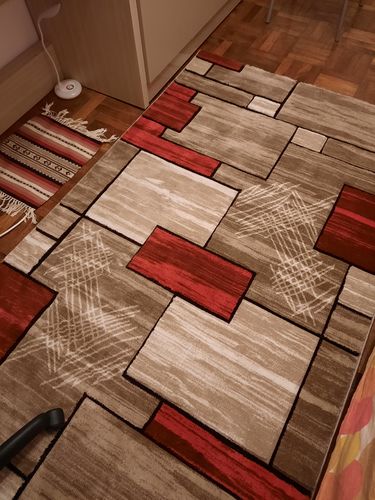 Customer photo review of Covor New Home Red & Cream