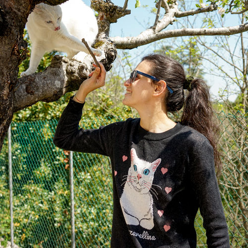 Customer photo review of Full-Body Pet Custom Sweater