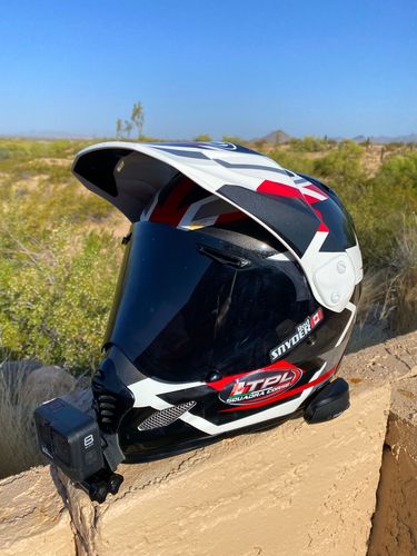 Customer photo review of Arai XD-4/Tour-X4 Camera Mount