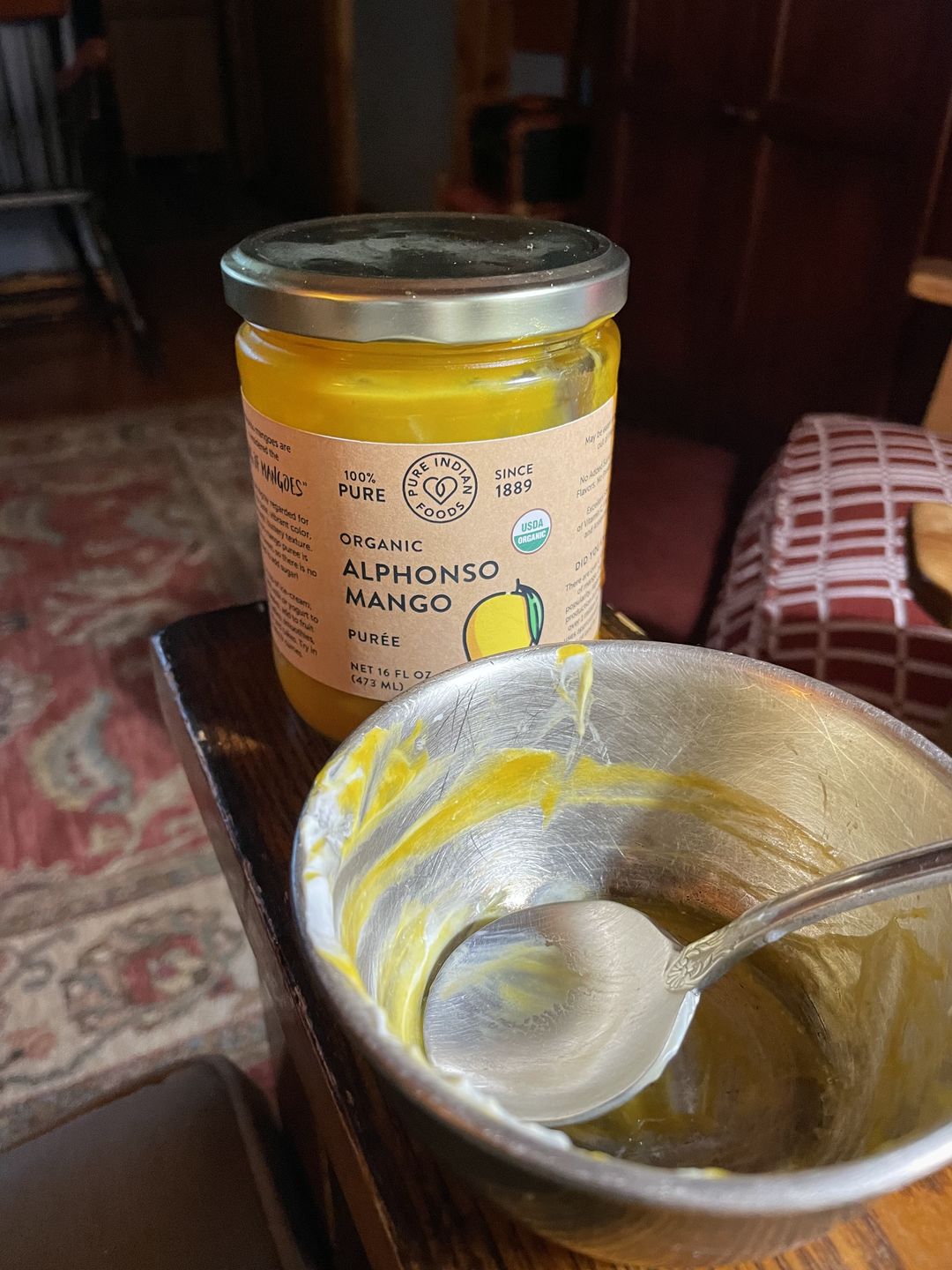 Customer photo review of Alphonso Mango Purée, Certified Organic - 16 oz