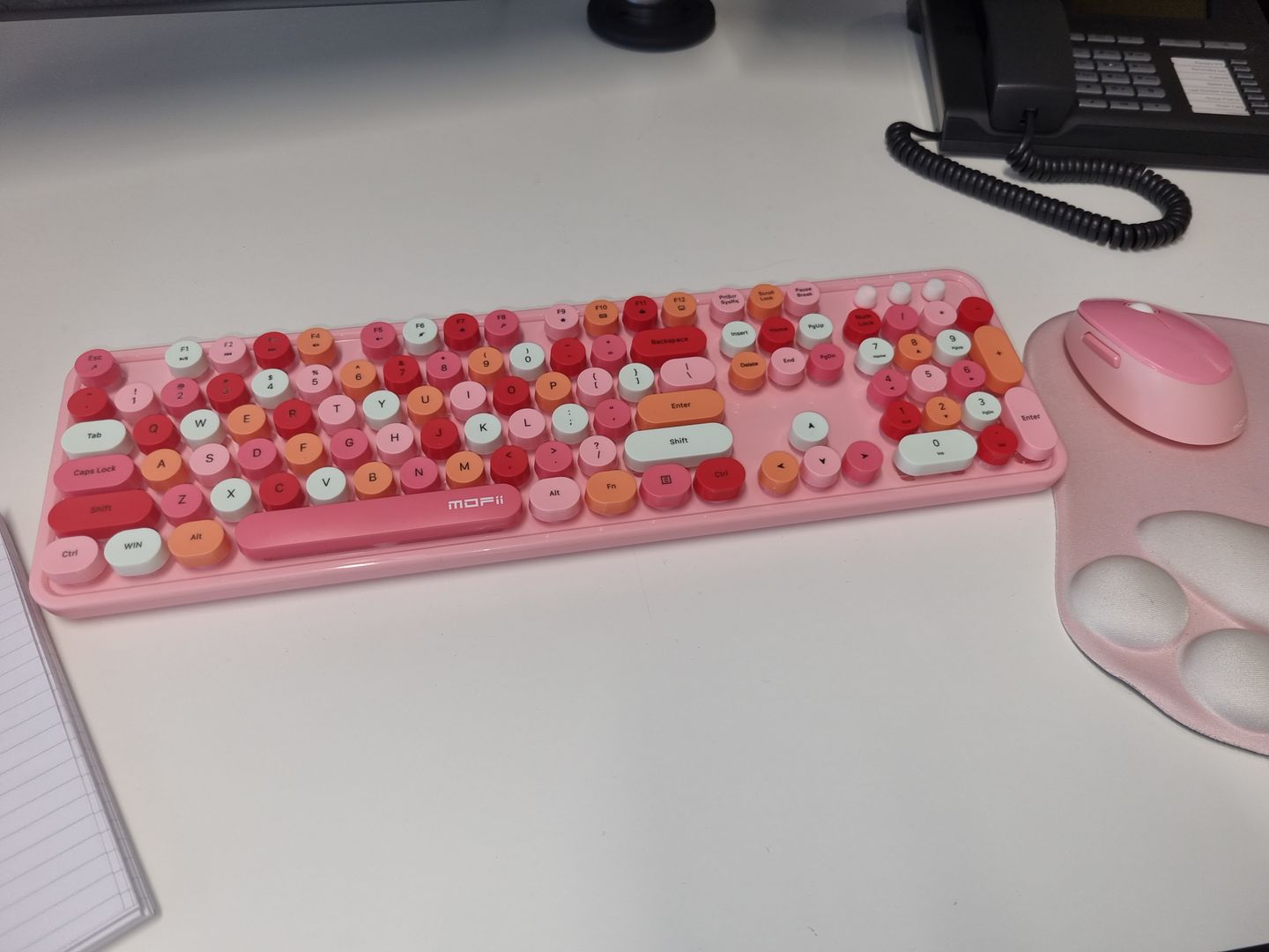 Customer photo review of Mofii Wireless Keyboard and Mouse Combo
